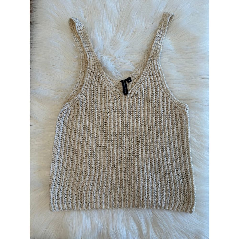 Moon and madison crochet tank size small euc